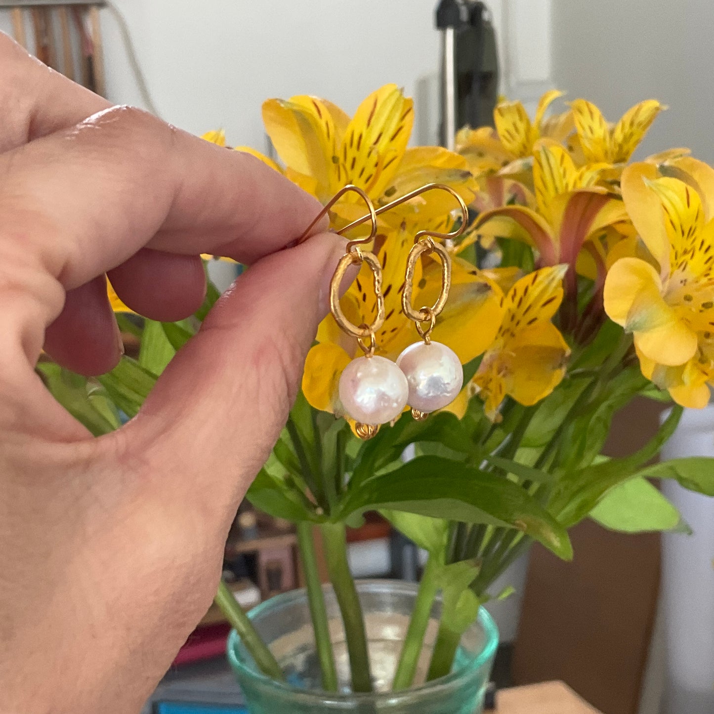 INDIAN SUMMER BAROQUE PEARL DROPS