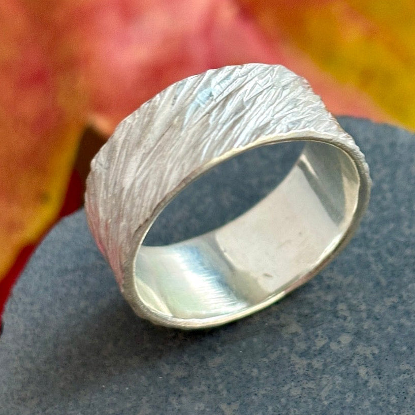 PLETHORA MEN SILVER RING