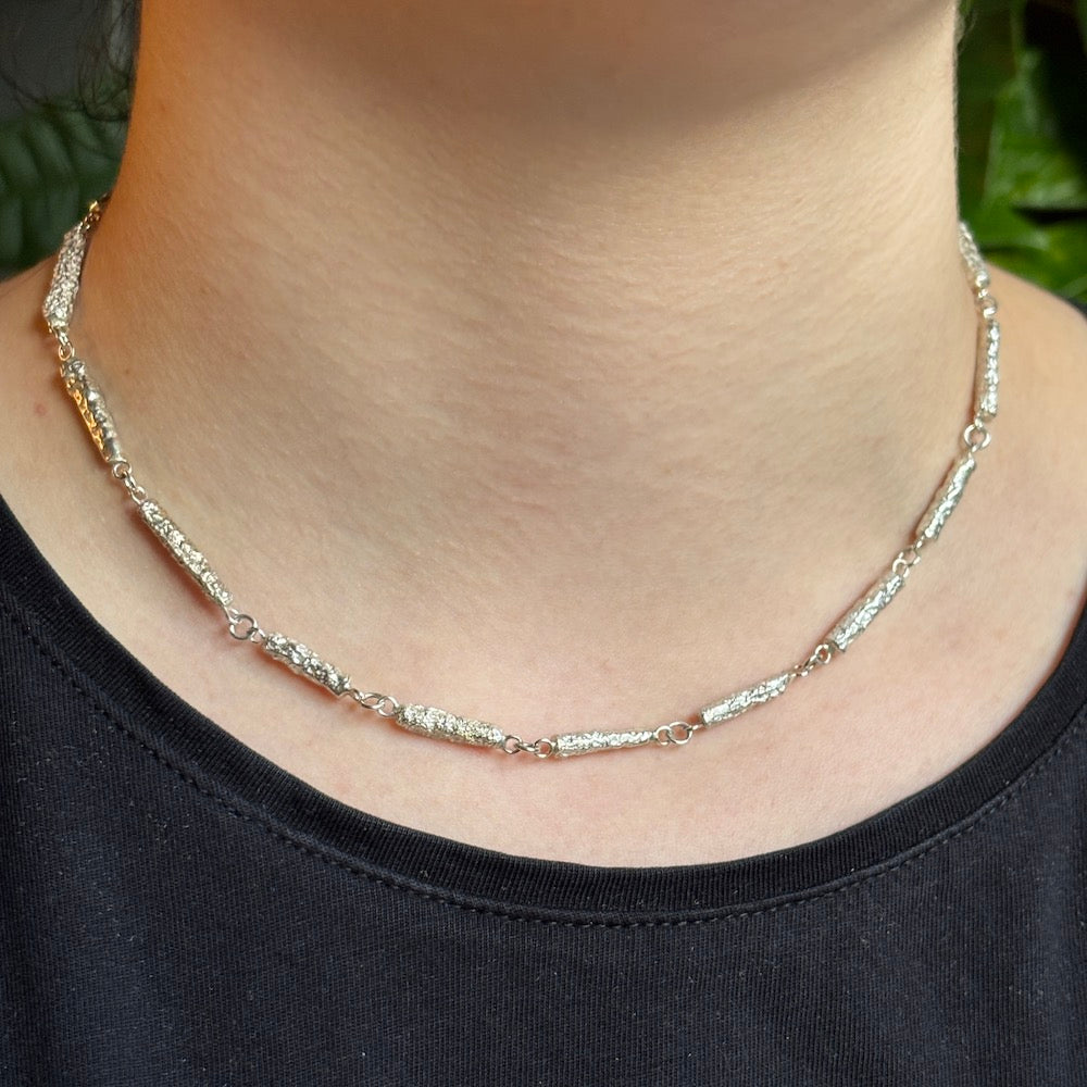 PLETHORA TIRONA NECKLACE- STERLING SILVER