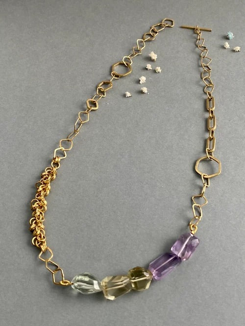 INDIAN SUMMER ASYMMETRICAL NECKLACE