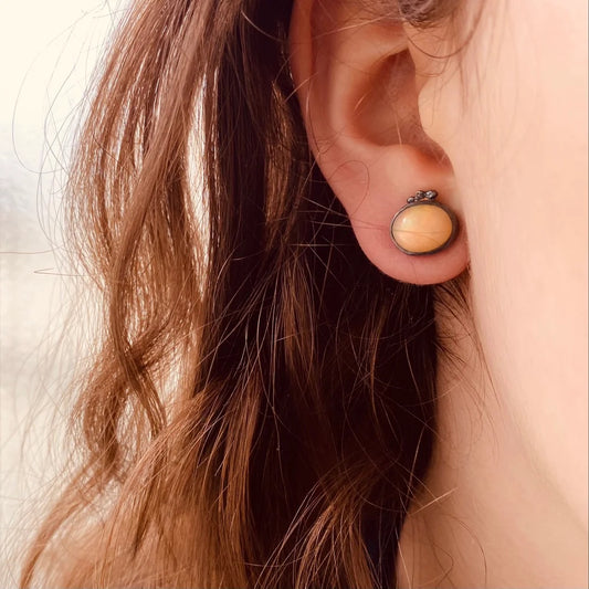 PLETHORA ASYMMETRICAL STUD EARRINGS