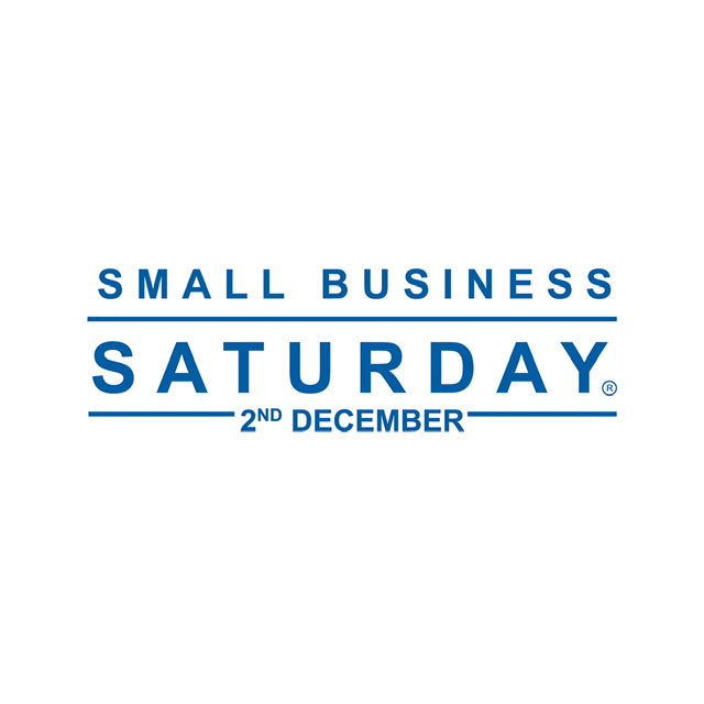 Text reading Join us at the small business Saturday on the 2nd Dec