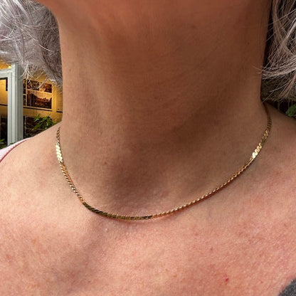 PLETHORA DELICATE 9CT GOLD CHAIN