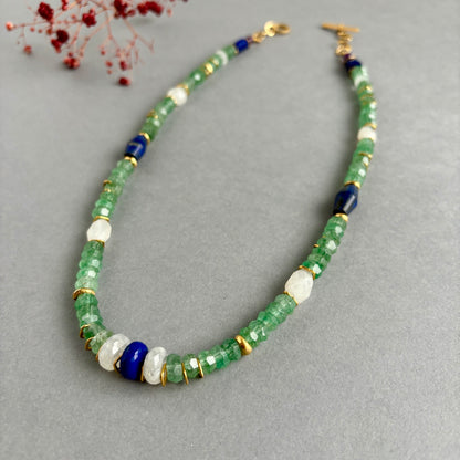 INDIAN SUMMER STATEMENT BEADED NECKLACE