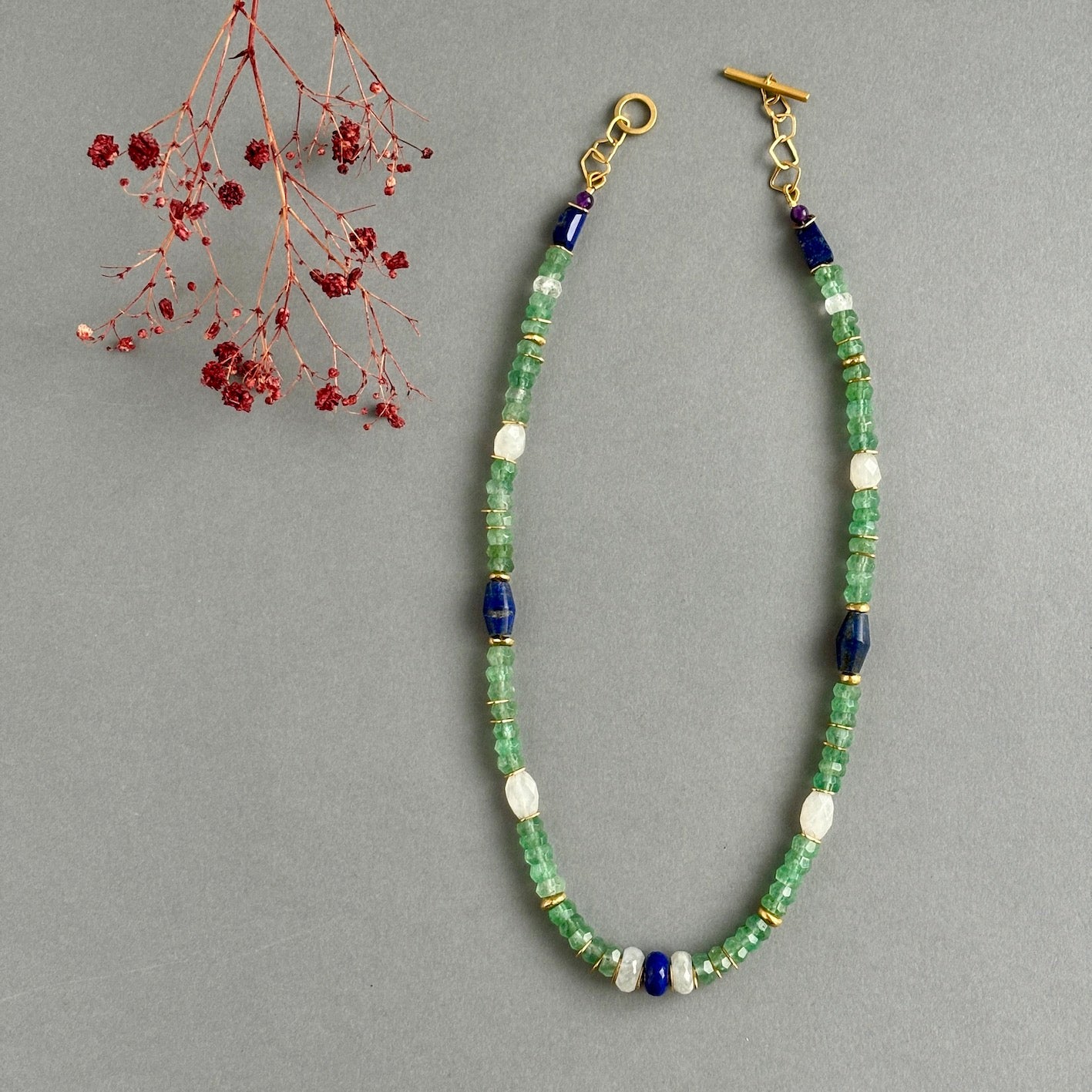 INDIAN SUMMER STATEMENT BEADED NECKLACE