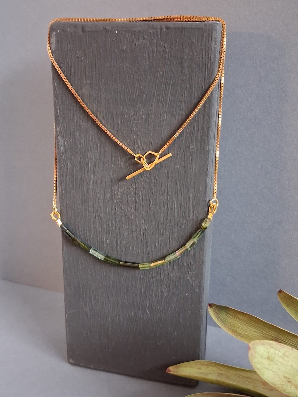 INDIAN SUMMER DELICATE NECKLACE - TOURMALINE