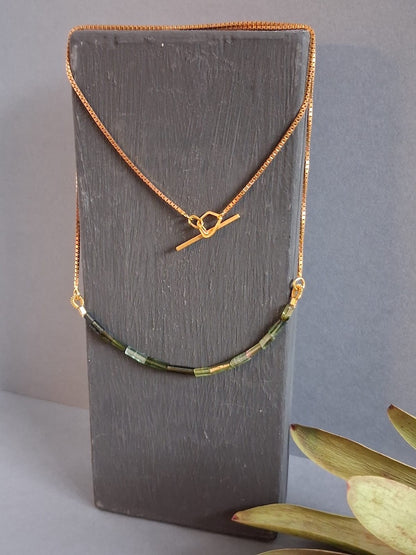 INDIAN SUMMER DELICATE NECKLACE - TOURMALINE