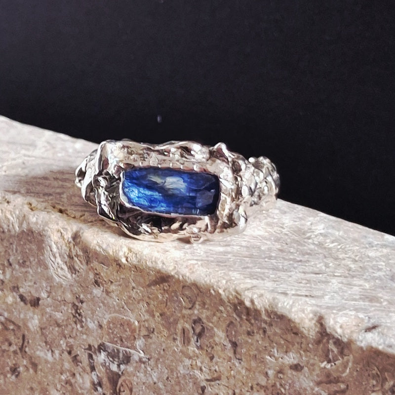 PLETHORA SEASCAPE SILVER GEMSTONE RING #2