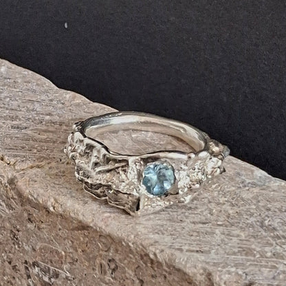 PLETHORA SEA ENCRUSTATIONS SILVER RING