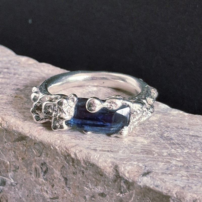 PLETHORA SEA ENCRUSTATIONS SILVER RING