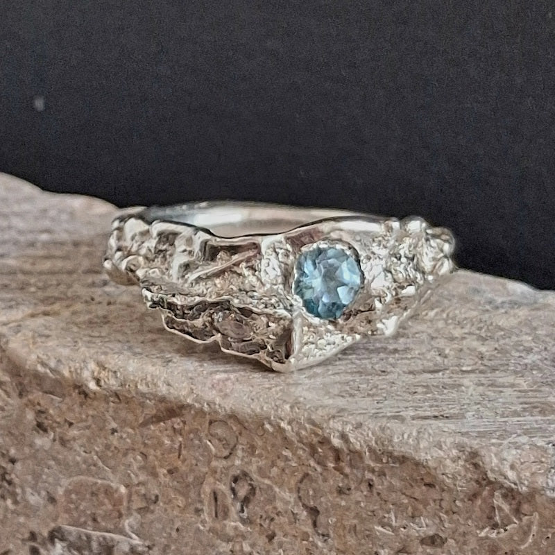 PLETHORA SEA ENCRUSTATIONS SILVER RING