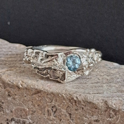 PLETHORA SEA ENCRUSTATIONS SILVER RING