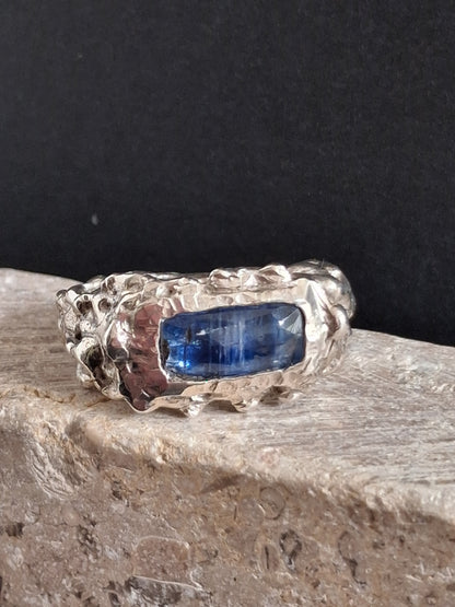 PLETHORA SEASCAPE SILVER GEMSTONES RING #1