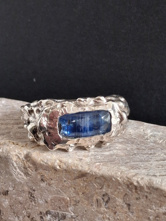 PLETHORA SEASCAPE SILVER GEMSTONES RING #1