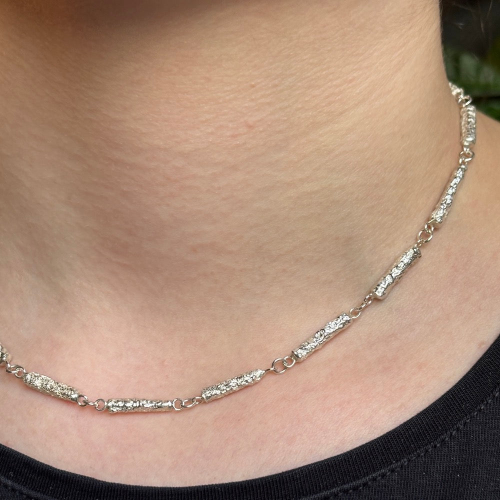 PLETHORA TIRONA NECKLACE- STERLING SILVER