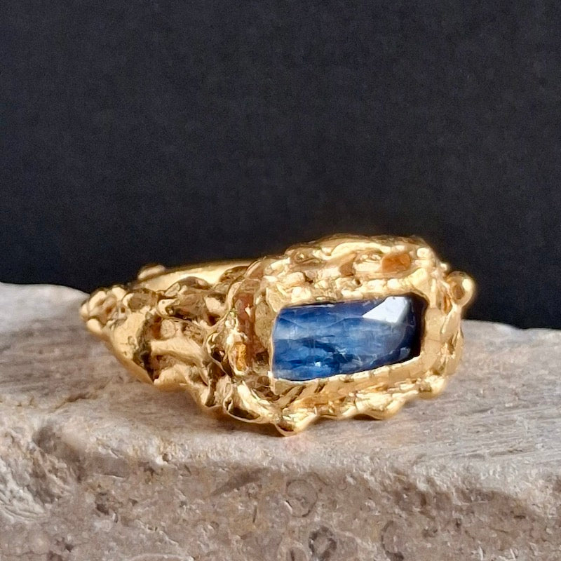 PLETHORA SEASCAPE GEMSTONE GOLD RING #1