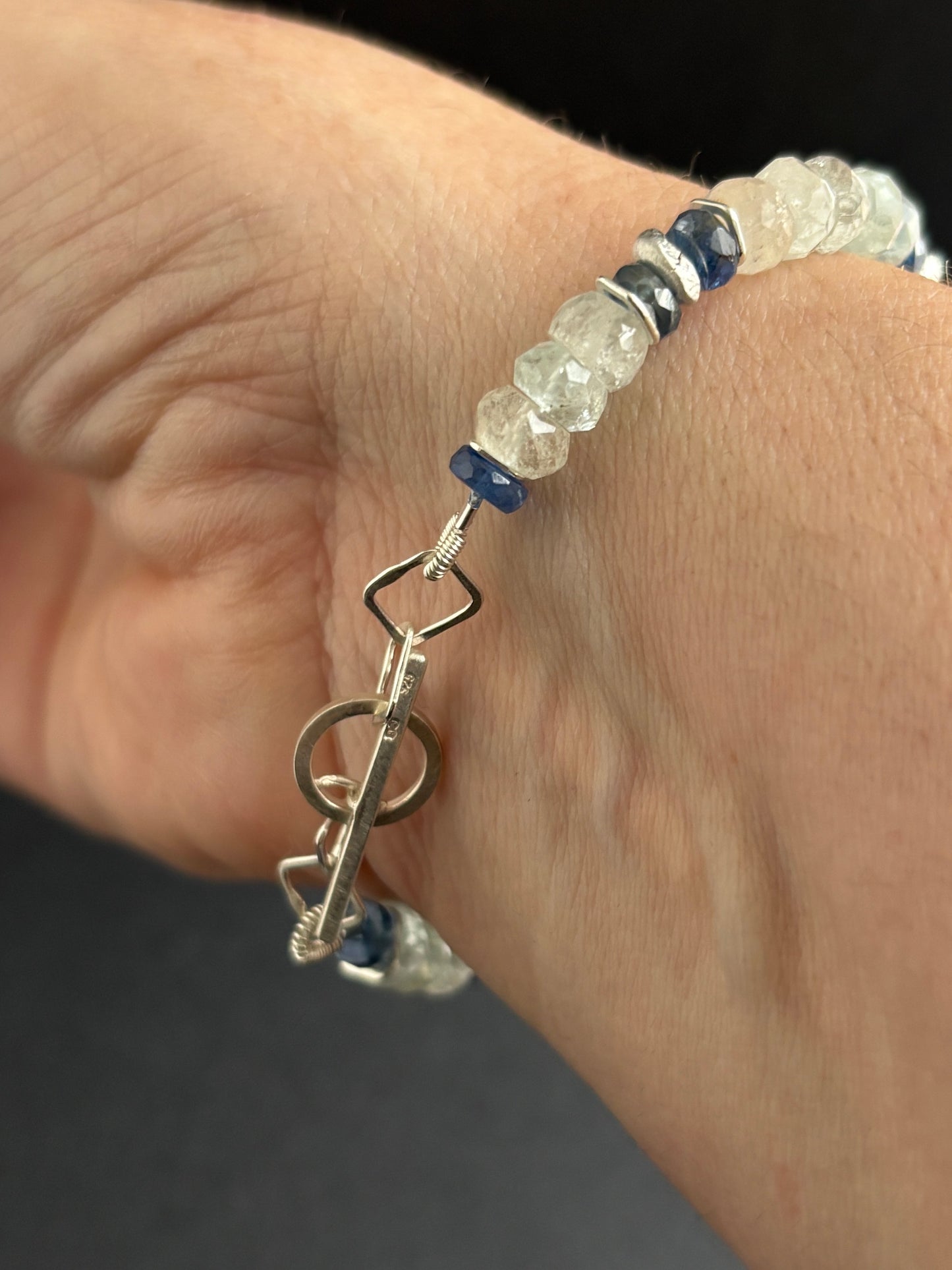 INDIAN SUMMER BEADED BRACELET - AQUA