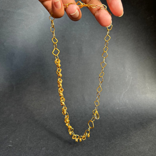 INDIAN SUMMER NECKLACE - GOLD CITRINE