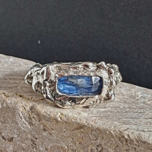 PLETHORA SEASCAPE SILVER GEMSTONE RING #2
