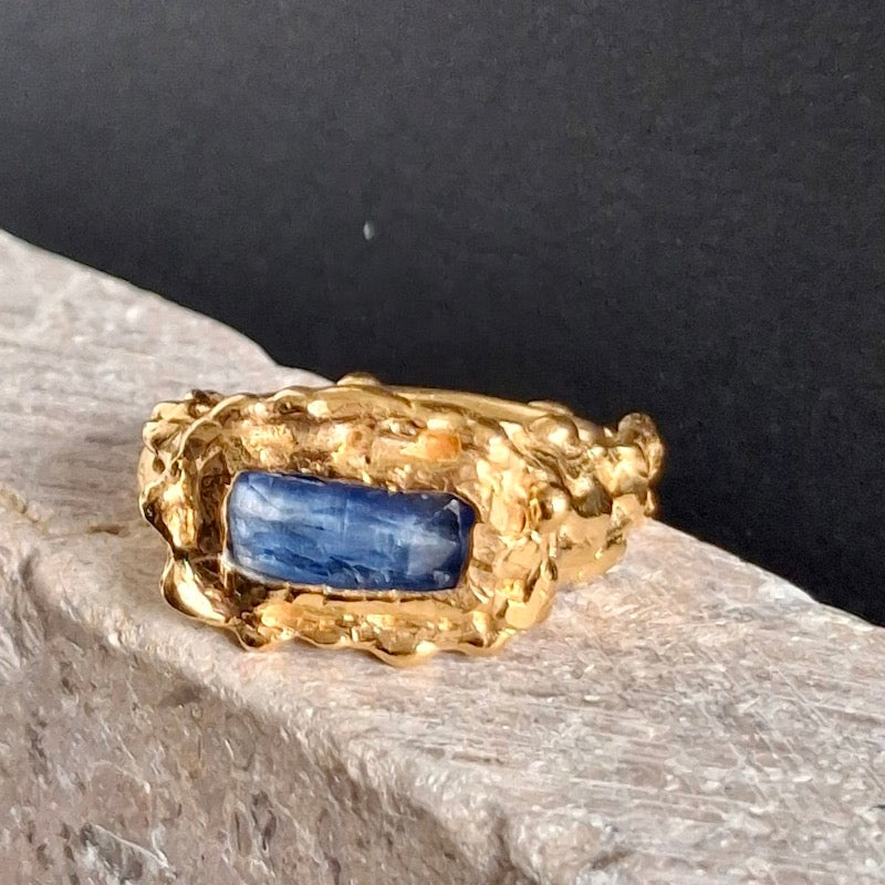 PLETHORA SEASCAPE GEMSTONE GOLD RING #1