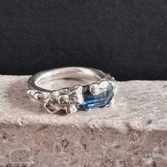 PLETHORA SEA ENCRUSTATIONS SILVER RING