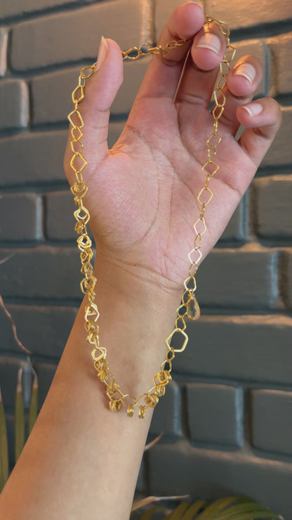 INDIAN SUMMER NECKLACE - GOLD CITRINE