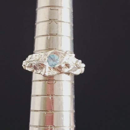 PLETHORA SEA ENCRUSTATIONS SILVER RING