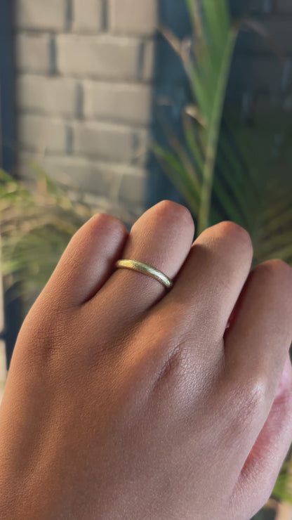 PLETHORA 3MM WEDDING BAND 14CT YELLOW GOLD