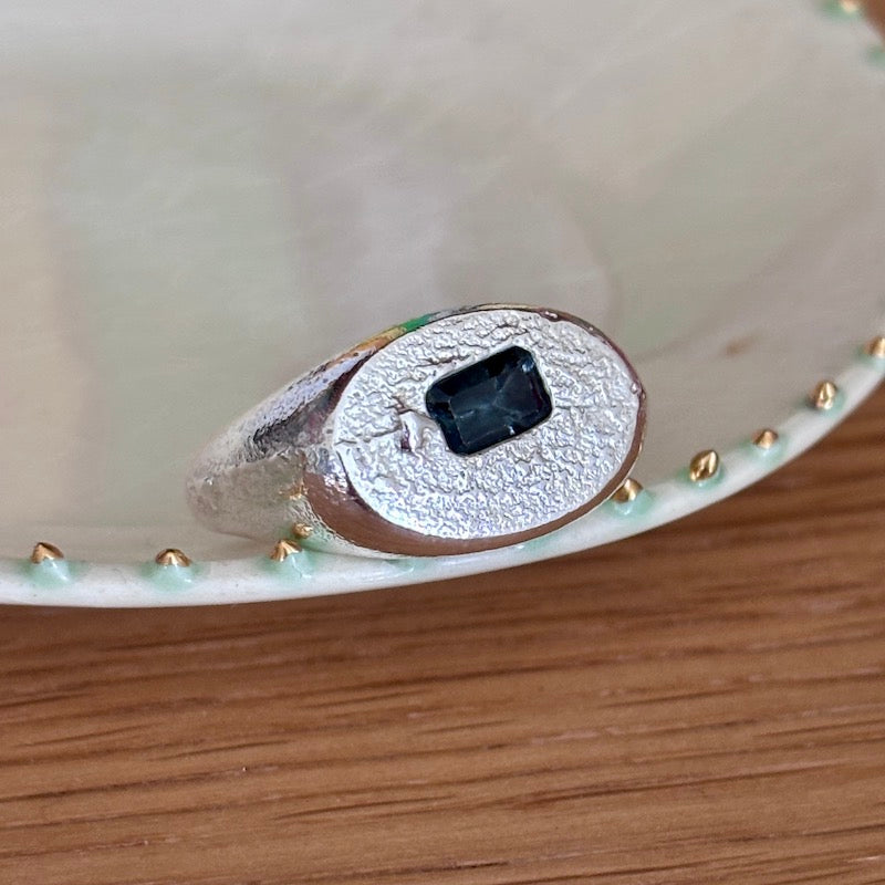 PLETHORA GEMSTONE SILVER RING