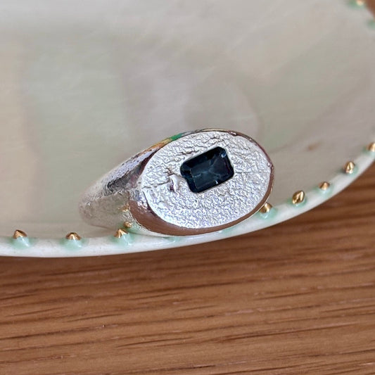 PLETHORA GEMSTONE SILVER RING