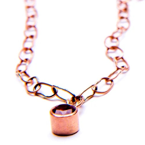 INDIAN SUMMER 9CT ROSE GOLD NECKLACE